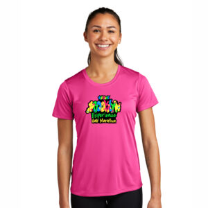 Course Design Women's Hot Pink Tech Tee