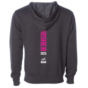 2025 Finisher Charcoal Heather Fleece Hoody