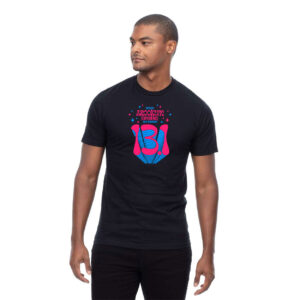 Fashion Tee -Heather Black- Groovy