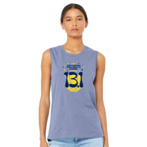 Women's Fashion Muscle Tank -Lavender- Groovy