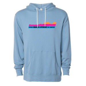 Elevation Fleece Misty Blue Hoody (Unisex)