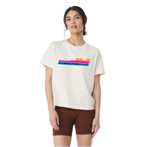 Elevation Women's Boxy Vintage White Tee
