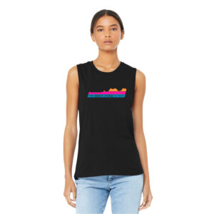 Elevation Women's Muscle Black Tank