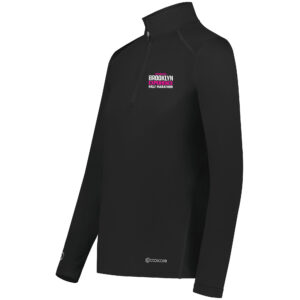 Embroidered Women's Black 1/4 Zip