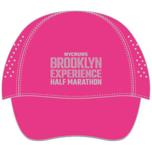 Reflective Laser-Cut Pink Ponytail Cap